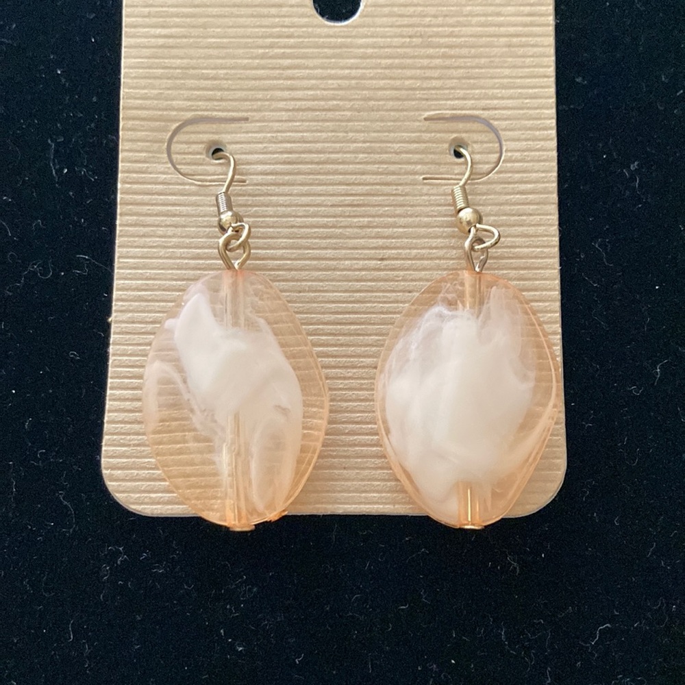 Peachy Stone Earrings